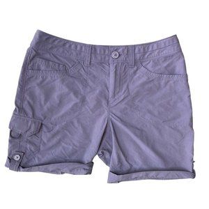 Mountain Hardwear Miranda Cargo Short Womens Size 8 Hiking Lightweight Purple